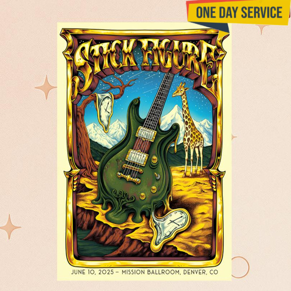 Poster126 Other - Stick Figure At Mission Ballroom Denver Co June 10 2025 Poster